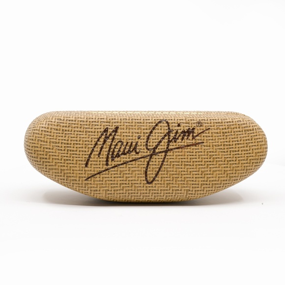 MAUI JIM Hardshell Eyeglass Case Basketweave Motif - Picture 1 of 15